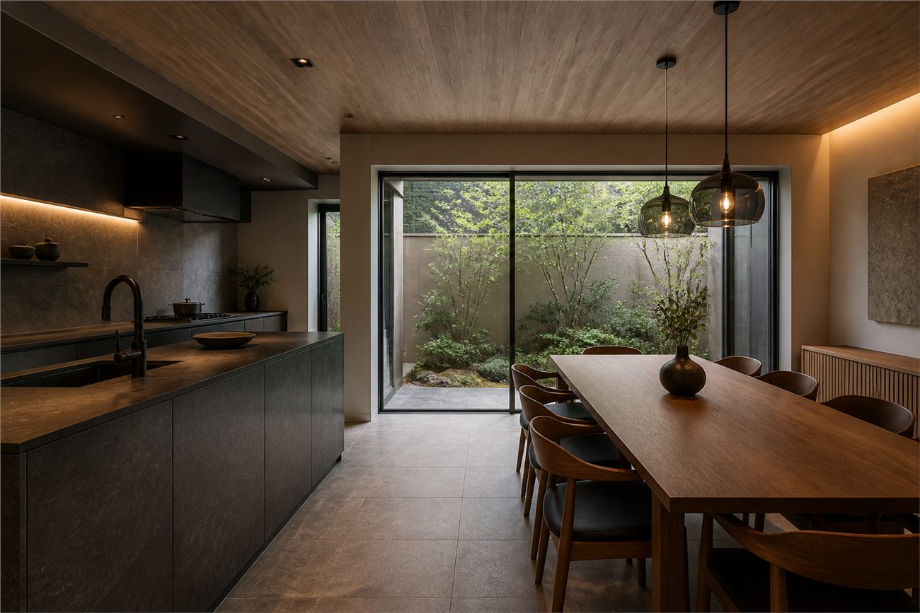 リフォーム後のキッチン内観
